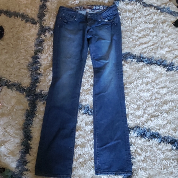 PAIGE Blue Heights Jeans - Picture 1 of 5